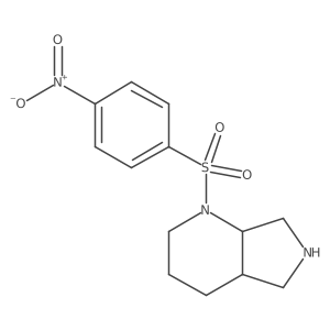 1-(4-nitrobenzenesulfonyl)-octahydro-1H-pyrrolo[3,4-b]pyridine Structure