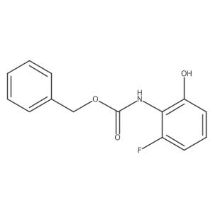 benzyl N-(2-fluoro-6-hydroxy-phenyl)carbamate结构式