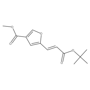 methyl 5-[(1E)-3-(tert-butoxy)-3-oxoprop-1-en-1-yl]furan-3-carboxylate Structure