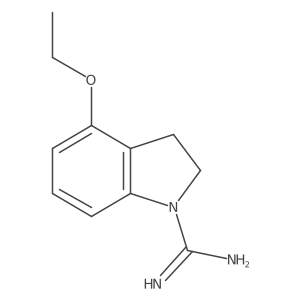 4-Ethoxyindoline-1-carboximidamide结构式