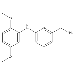 4-(aminomethyl)-N-(2,5-dimethoxyphenyl)pyrimidin-2-amine Structure