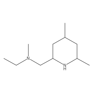 [(4,6-Dimethylpiperidin-2-yl)methyl](ethyl)methylamine Structure