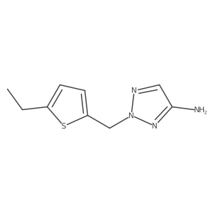 2-[(5-ethylthiophen-2-yl)methyl]-2H-1,2,3-triazol-4-amine结构式