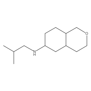 N-(2-methylpropyl)-octahydro-1H-2-benzopyran-6-amine结构式