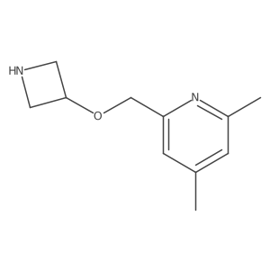 2-[(Azetidin-3-yloxy)methyl]-4,6-dimethylpyridine Structure