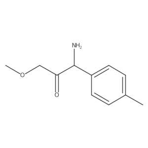 1-Amino-3-methoxy-1-(4-methylphenyl)propan-2-one Structure