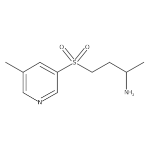 4-[(5-Methylpyridin-3-yl)sulfonyl]butan-2-amine Structure