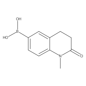 (1-Methyl-2-oxo-1,2,3,4-tetrahydroquinolin-6-yl)boronic acid Structure