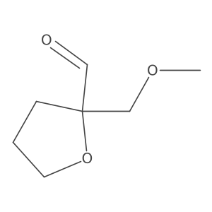 2-(Methoxymethyl)oxolane-2-carbaldehyde结构式