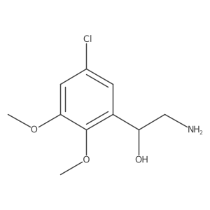 (1S)-2-amino-1-(5-chloro-2,3-dimethoxyphenyl)ethan-1-ol Structure