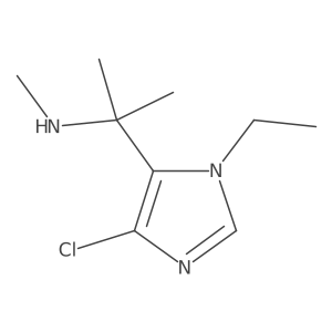 [2-(4-chloro-1-ethyl-1H-imidazol-5-yl)propan-2-yl](methyl)amine结构式