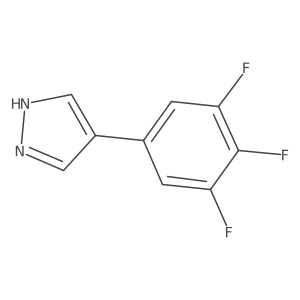 4-(3,4,5-trifluorophenyl)-1H-pyrazole Structure