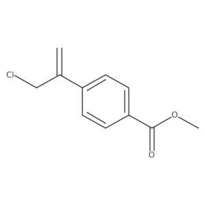 Methyl 4-(3-chloroprop-1-en-2-yl)benzoate结构式