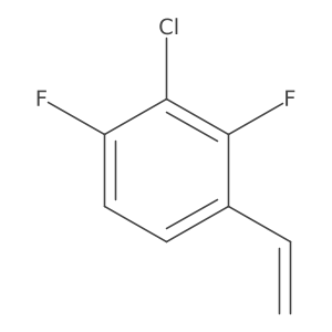 2-Chloro-1,3-difluoro-4-vinylbenzene Structure