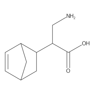 3-Amino-2-{bicyclo[2.2.1]hept-5-en-2-yl}propanoic acid Structure