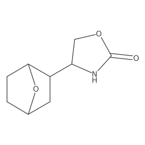 4-{7-Oxabicyclo[2.2.1]heptan-2-yl}-1,3-oxazolidin-2-one结构式