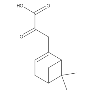 3-{6,6-Dimethylbicyclo[3.1.1]hept-2-en-2-yl}-2-oxopropanoic acid结构式