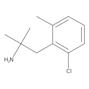 1-(2-Chloro-6-methylphenyl)-2-methylpropan-2-amine Structure