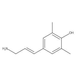 4-(3-Aminoprop-1-en-1-yl)-2,6-dimethylphenol Structure