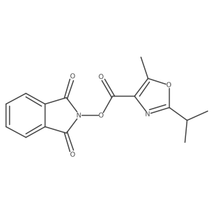 1,3-dioxo-2,3-dihydro-1H-isoindol-2-yl 5-methyl-2-(propan-2-yl)-1,3-oxazole-4-carboxylate Structure