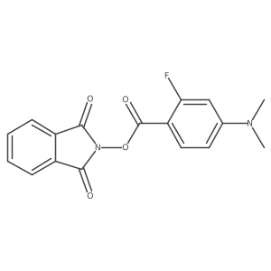 1,3-dioxo-2,3-dihydro-1H-isoindol-2-yl 4-(dimethylamino)-2-fluorobenzoate Structure