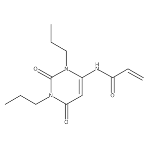 N-(2,6-Dioxo-1,3-dipropylpyrimidin-4-yl)prop-2-enamide结构式