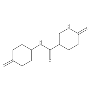 N-(4-methylenecyclohexyl)-6-oxo-piperidine-3-carboxamide结构式