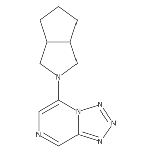 2-{[1,2,3,4]Tetrazolo[1,5-a]pyrazin-5-yl}-octahydrocyclopenta[c]pyrrole结构式