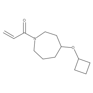 1-(4-Cyclobutyloxyazepan-1-yl)prop-2-en-1-one结构式