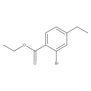 Ethyl 2-bromo-4-ethylbenzoate Structure