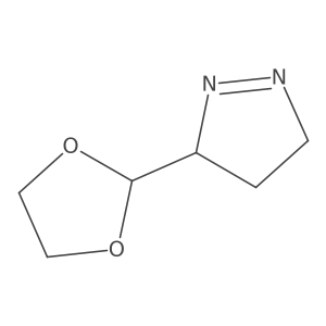 3-(1,3-dioxolan-2-yl)-4,5-dihydro-3H-pyrazole Structure