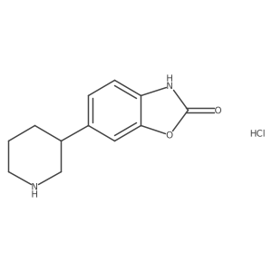 6-(3-Piperidinyl)-2(3h)-benzoxazolone hydrochloride Structure