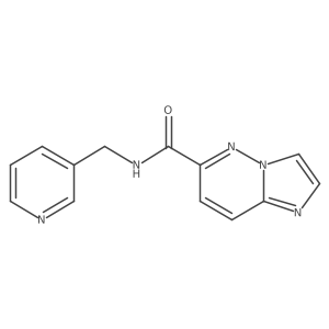 N-(Pyridin-3-ylmethyl)imidazo[1,2-b]pyridazine-6-carboxamide Structure