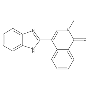 4-(1H-Benzo[d]imidazol-2-yl)-2-methylisoquinolin-1(2H)-one Structure