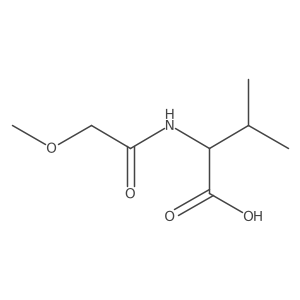 (2S)-2-(2-methoxyacetamido)-3-methylbutanoic acid Structure