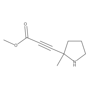 methyl 3-[(2R)-2-methylpyrrolidin-2-yl]prop-2-ynoate Structure