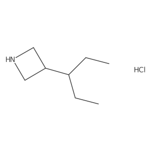 3-Pentan-3-ylazetidine;hydrochloride Structure