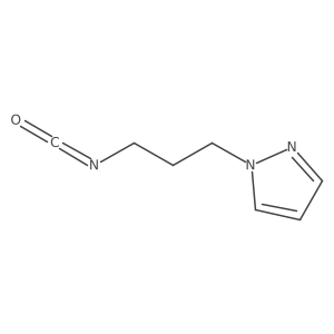 1-(3-isocyanatopropyl)-1H-pyrazole Structure