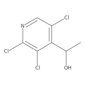 1-(2,3,5-Trichloropyridin-4-yl)ethan-1-ol Structure