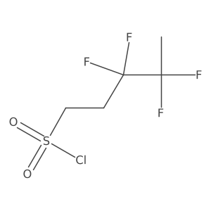 3,3,4,4-Tetrafluoropentane-1-sulfonyl chloride结构式
