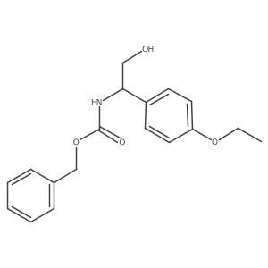 benzyl N-[1-(4-ethoxyphenyl)-2-hydroxyethyl]carbamate Structure