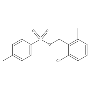(2-Chloro-6-methylphenyl)methyl 4-methylbenzene-1-sulfonate结构式