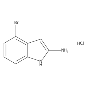 2-Amino-4-bromoindole hydrochloride Structure