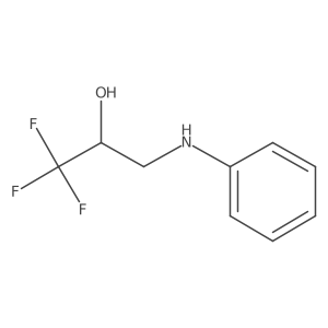 1,1,1-Trifluoro-3-(phenylamino)propan-2-ol Structure