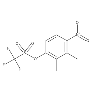 2,3-Dimethyl-4-nitrophenyl trifluoromethanesulfonate结构式