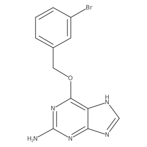 6-((3-Bromobenzyl)oxy)-7H-purin-2-amine结构式