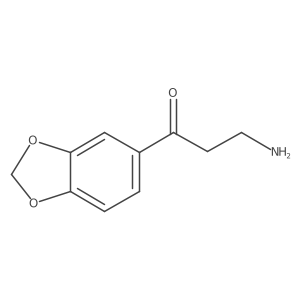 3-Amino-1-(1,3-dioxaindan-5-yl)propan-1-one Structure