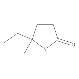 5-Ethyl-5-methylpyrrolidin-2-one Structure