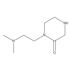1-[2-(Dimethylamino)ethyl]piperazin-2-one Structure