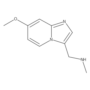 ((7-Methoxyimidazo[1,2-A]pyridin-3-YL)methyl)(methyl)amine结构式